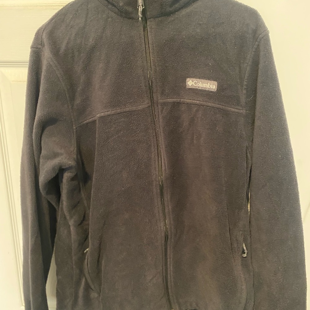 Columbia Ash Gray Full-Zip Fleece Jacket